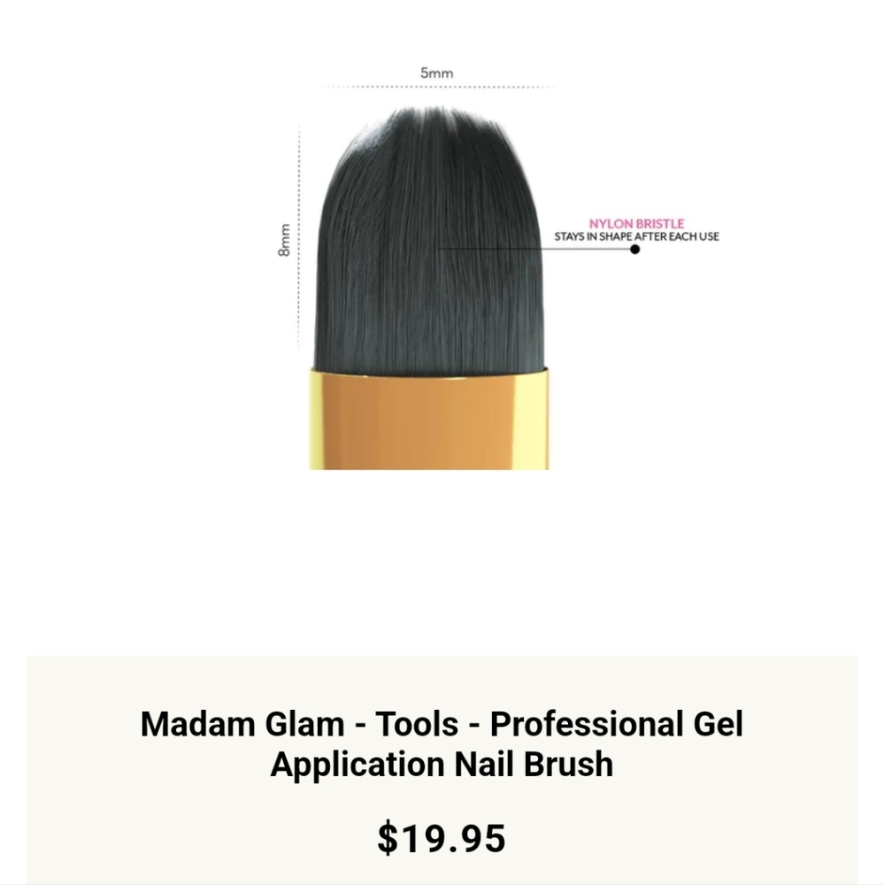 Madam glam application brush. New